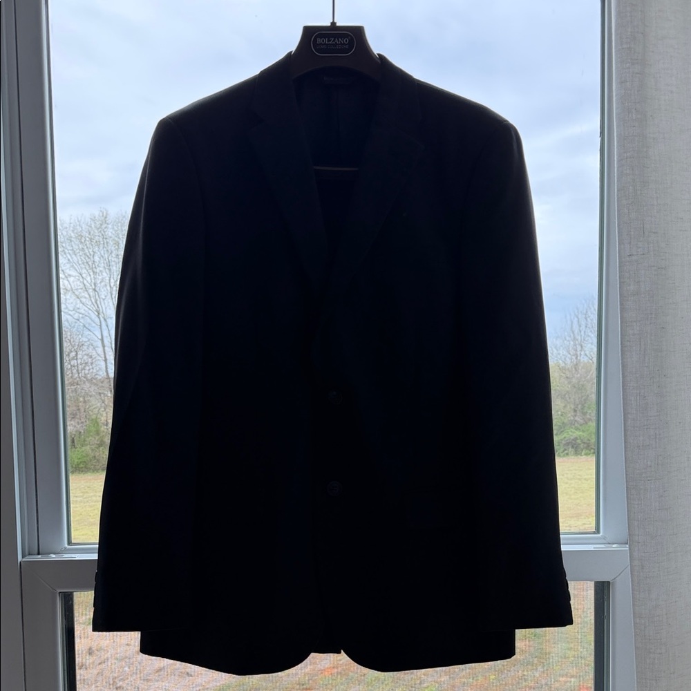 Bolzano Classic Men's Black Single-Breasted Suit